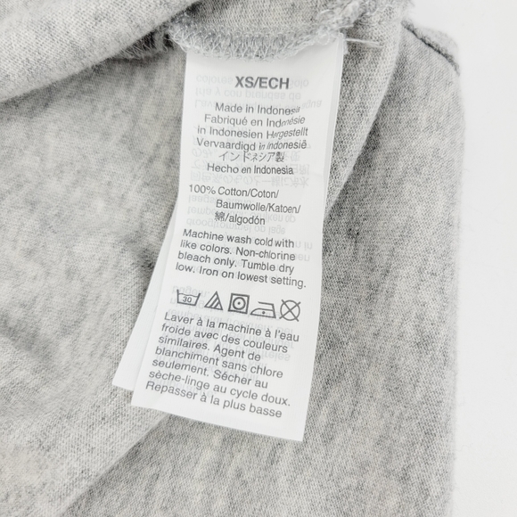 Madewell Northside Vintage V-Neck Tee Dress in Heathered Gray Size XS - Picture 10 of 11